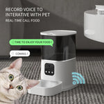 Distributeur Automatique Intelligent Chien Chat WiFi — Caméra 3L/6L Timer 1