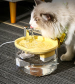 Fontaine Eau Chat Automatique Filtrée Silencieuse — Anti-Sécheresse 1