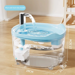 Fontaine Eau Chat Automatique Filtrée Silencieuse — Anti-Sécheresse 8