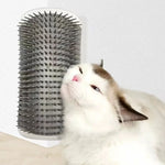 Brosse Massage Murale Chat Auto-Nettoyante — Toilettage Coin Mural 2