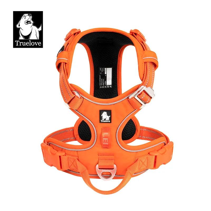 Harnais Anti-Traction Chien Réfléchissant Nylon Réglable Confort
