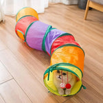 Tunnel de Jeu Pliable pour Chat — Anti-Anxiété Exercice Interactif 4