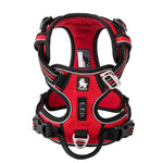 Harnais Anti-Traction Chien Réfléchissant Nylon Réglable Confort 14