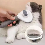 Brosse Démêloir Auto-Nettoyant Chien Chat — Toilettage Poils Longs Courts 1