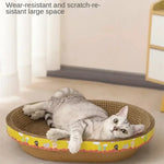 Griffoir Chat Carton Ondulé Oval — Protection Meubles Nid Résistant 4