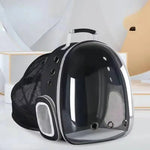 Sac à Dos Chat Capsule Spatiale Transparente — Transport Voyage Premium 4