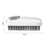 Brosse Bain Mousse Silicone — Massage Nettoyage Profond Chat Chien Premium 3