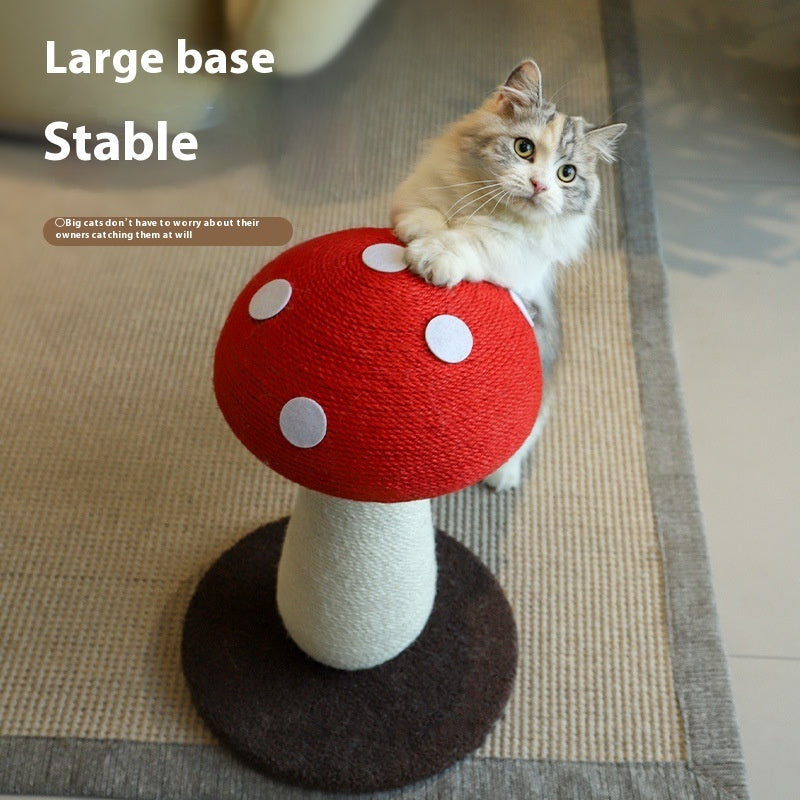 Griffoir Champignon Sisal Chat — Colonne Escalade Anti-Effilochage Premium