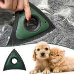 Brosse Électrostatique Triangulaire — Racloir Poils Chien Chat Tapis Moquette 3