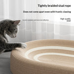 Griffoir Sisal Chat Sans Effilochage — Corde Naturelle Durable Lit Intégré 3