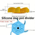Tapis Léchage Silicone Ventouse — Slow Feeder Anti-Glouton Chien Chat 8