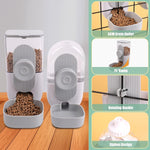 Distributeur Eau Nourriture Suspendu Cage — Gravité Auto Lapin Chat Chien 2