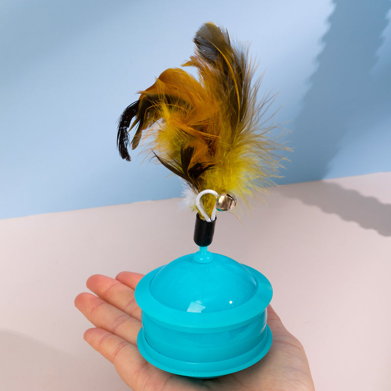 Balle Taquineur Chat Multi-Mode Rechargeable — Jouet Interactif Hauteur LED