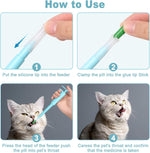 Pistolet Distributeur Médicaments Chien Chat — Piller Gun Embout Doux Traitement 8