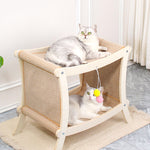 Nid Chat Double Couche Tapis Été — Griffoir Sisal Confort Fraîcheur 4