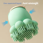 Brosse Douche Silicone Massage Chat Chien — Peigne Bain Toilettage Doux 4