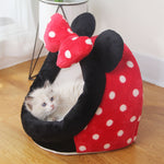 Maison Chat Villa Semi-Fermée — Nid Amovible Lavable Confort Toutes Saisons 8