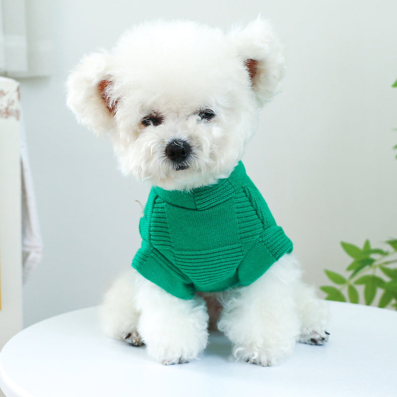 T-Shirt Col Rond Chien — Vêtement Anneau Design Casual Confort Premium