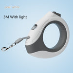 Laisse Rétractable Chien Lumineuse LED — Anneau Lumineux Sécurité Nocturne 6