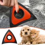 Brosse Électrostatique Triangulaire — Racloir Poils Chien Chat Tapis Moquette 2