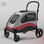 Poussette Légère Pliable Chien Chat Grande Race — Promenade Confort Voyage 5