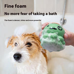 Brosse Douche Silicone Massage Chat Chien — Peigne Bain Toilettage Doux 1